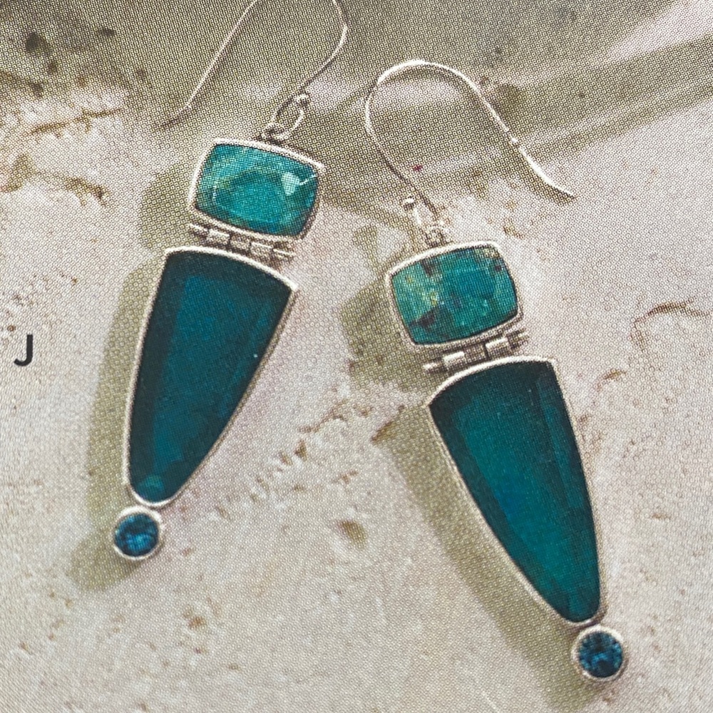 SILPADA - TRUE COLORS EARRINGS 2” W3380